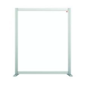 Image of Nobo Acrylic Modular Desk Divider 800 x 1000mm Clear KF90374