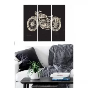 Image of MDF3221772 Multicolor Decorative MDF Painting (3 Pieces)