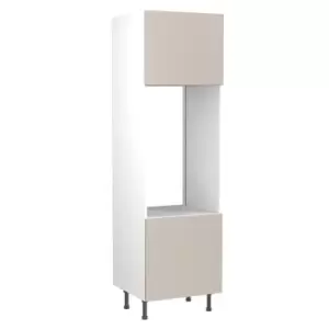 Image of KitchenKIT Slab 60cm Double Oven Unit- Matt Light Grey