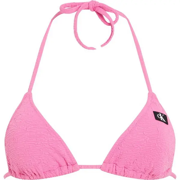 Image of Calvin Klein Mono Txtr Tri Ld43 Triangle Bikinis 8 (XS) Pink 35516106310