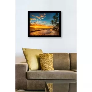 Image of SC1048 Multicolor Decorative Framed MDF Painting