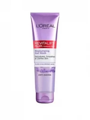 Image of LOreal Revitalift Filler Replumping Gel Face Wash 150ml