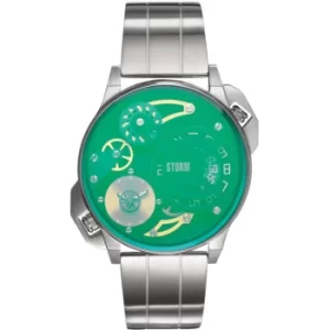 Image of Mens Storm Dualmation Lazer Green Watch