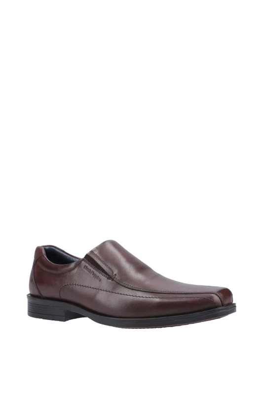 Image of Hush Puppies Hush Puppies Men 'Brody' Formal Slip On Shoes in Brown Size: 11 Brown 11 Male 5038600748799