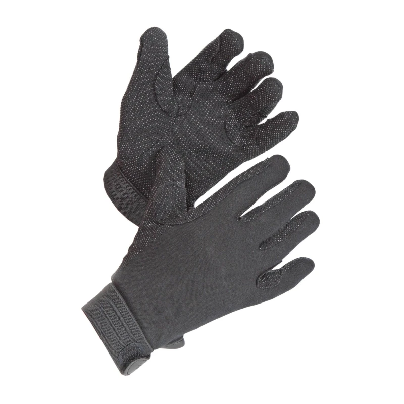 Image of Shires Mens Newbury Gloves in Black Size: XS Black Male XS