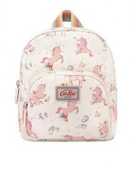 Image of Cath Kidston Girls Mini Glitter Unicorn Backpack - Oyster