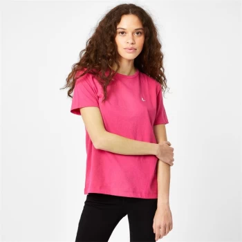 Image of Jack Wills Endmoor Boyfriend T-Shirt - Cerise