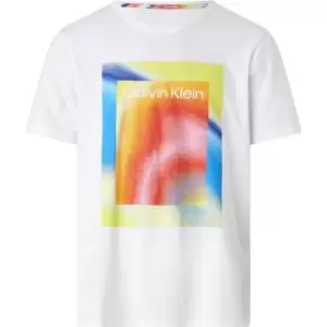 Image of Calvin Klein S/S Crew Neck - White