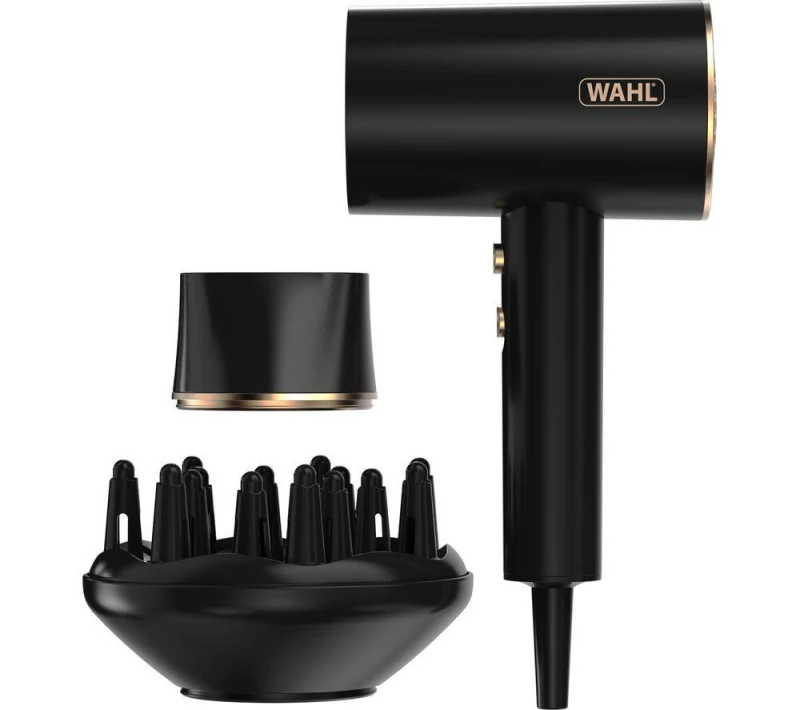 Image of WAHL ZY169 Ionic Flow Hair Dryer - Black 5037127030646