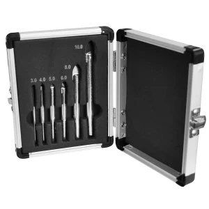 Image of Faithfull Tile & Glass Drill Bit 6 Piece Set - 3-10mm