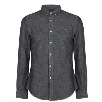 Image of Polo Ralph Lauren Chambray Shirt - Light Grey