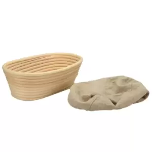 Image of Bread Proofing Basket Banneton Lame Oval M&amp;W