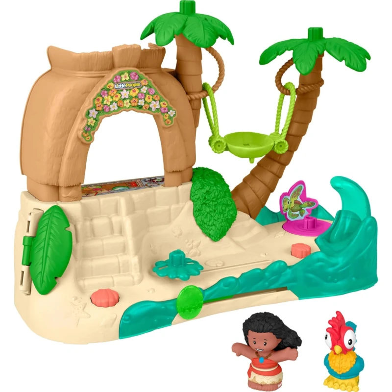 Image of Fisher-Price Disney Princess Moana Adventure Village Little People Playset