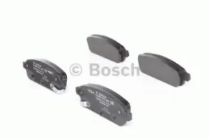Image of Bosch 0986494435 Brake Pad Set Disc Brake Rear Axle