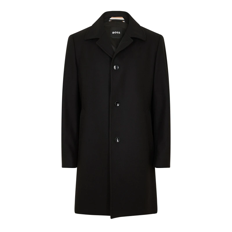 Image of Boss Mens H Task Overcoat Black male XS