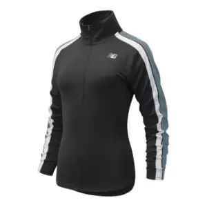 Image of New Balance Accelerate Zip Top Womens - Black