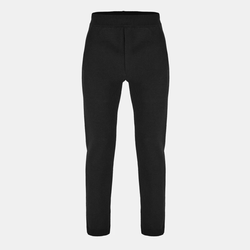 Image of Boss Mens P Perin Knitted Straight Trousers Black male 36W R