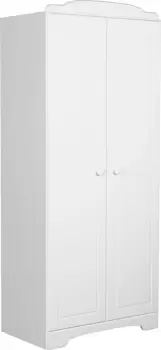 Image of Argos Home Nordic 2 Door Wardrobe - Soft White
