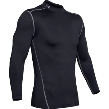 Image of Under Armour ColdGear Armour Mock Neck Baselayer Top Mens - Black