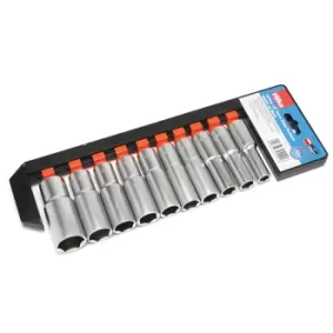 Image of Hilka 10pc 1/2" Drive Deep Metric Sockets