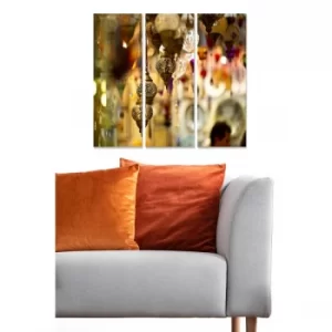 Image of MDF2381617 Multicolor Decorative MDF Painting (3 Pieces)