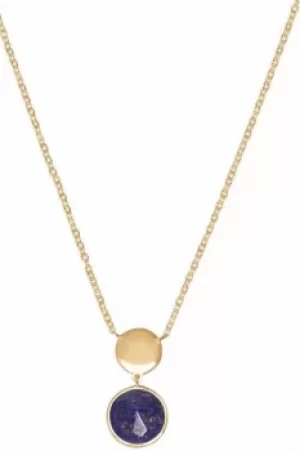 Image of Lola Rose Jewellery Lapis Lazuli Nerio Mini Disc Necklace JEWEL 582995