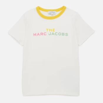 Image of The Marc Jacobs Girls Pre-Fall Short Sleeves T-Shirt - Offwhite - 8 Years