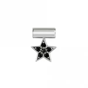 Image of Seimia Symbols Silver Black Zirconia Star Pendant 147122/002