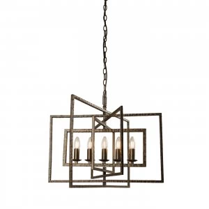 Image of 5 Light Ceiling Pendant Bronze, E14