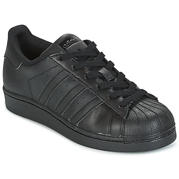 Image of adidas SUPERSTAR boys's Childrens Shoes Trainers in Black kid,Kid 5