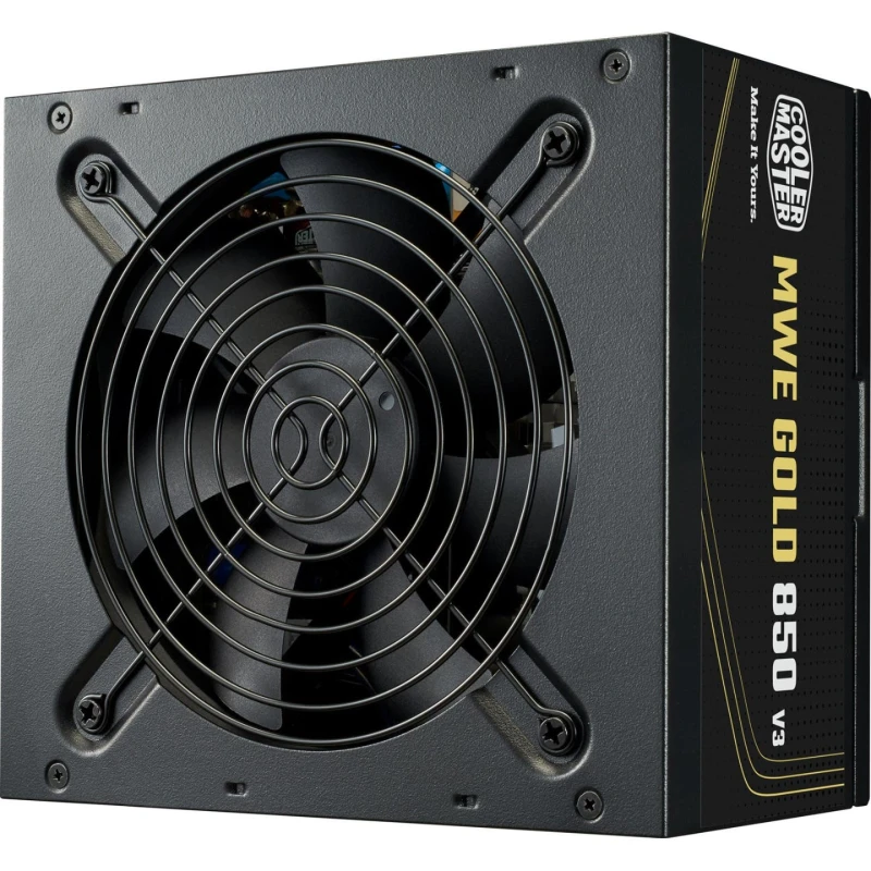 Image of Cooler Master 850W MWE Gold V3 ATX3.1 80 Plus Gold Power Supply - Black - MPE-8506-ACAG-BUK