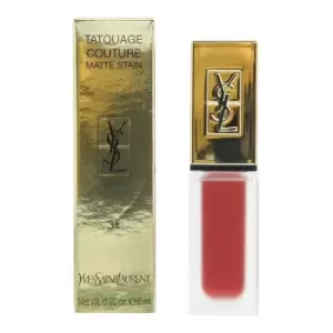 Image of Yves Saint Laurent Tatouage Couture Matte 31 Let's Play A Game Lip Stain 6ml
