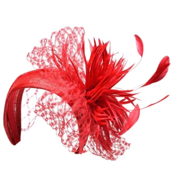 Image of Biba Feather Burst Headband - Red