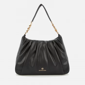 Image of Michael Kors Womens Hannah Shoulder Bag - Black