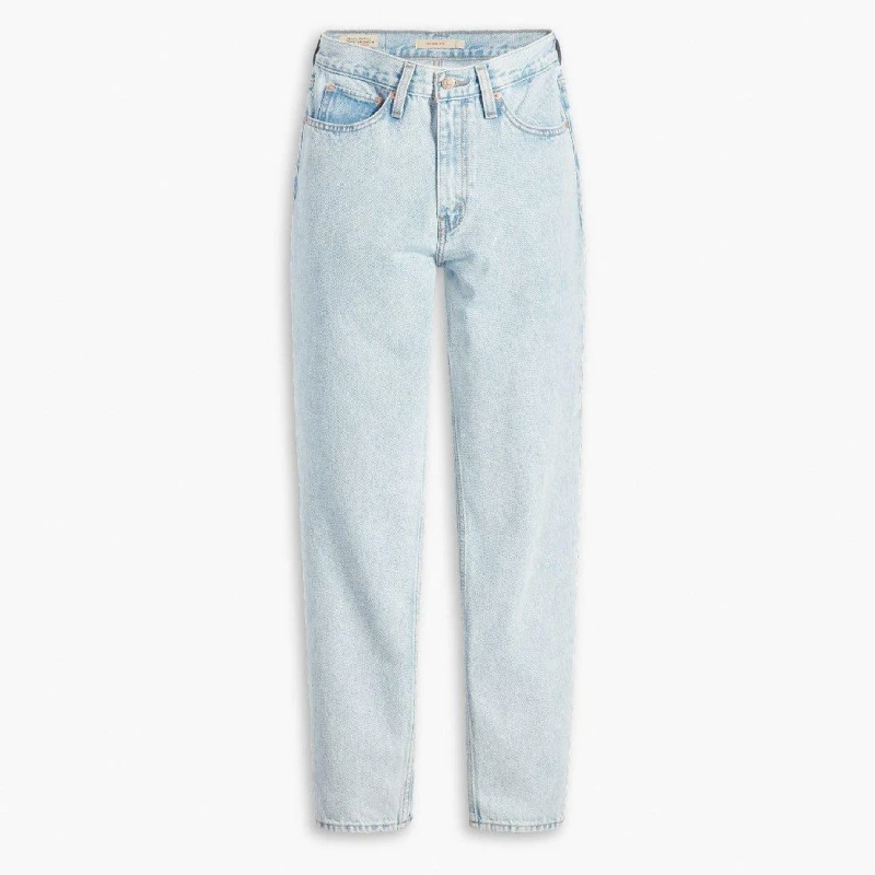 Image of Levis Womens Mom Jean Dont Be Frayed Straight Leg Jeans Dont Be Frayed female 25 L28