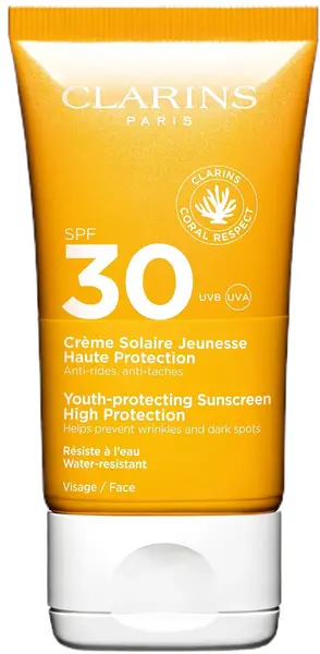 Image of Clarins Youth-protecting Sunscreen High Protection SPF30 50ml