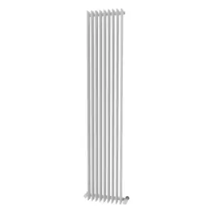 Image of Ximax Atlantic Satin White Vertical Designer Radiator, (W)340mm X (H)1800mm
