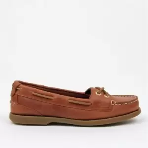 Image of Chatham Bali G2 Ladies lace up boat shoe - Brown