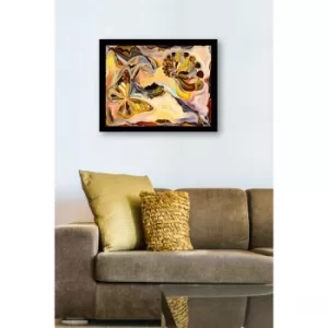 Image of SC0518 Multicolor Decorative Framed MDF Painting