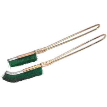 Image of Sealey 2 Piece Nylon Hand Brush Set