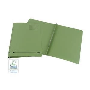 Image of Elba Ashley Foolscap Flat Bar Files Heavyweight 200 Sheets Green Pack of 25