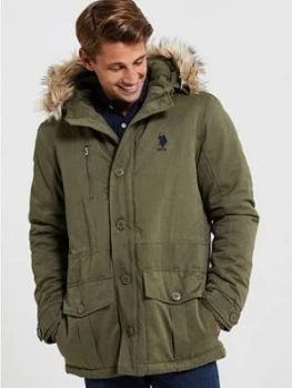 Image of U.S. Polo Assn. Lifestyle Parka - Green