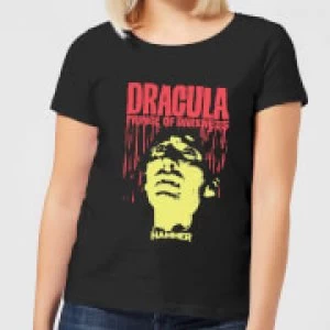 Image of Hammer Horror Dracula Prince Of Darkness Womens T-Shirt - Black - M