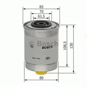 Image of Bosch 1457434103 Fuel Filter N4103