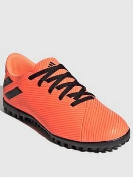 Image of adidas Junior Nemeziz 19.4 Astro Turf Boot - Red Black, Size 5