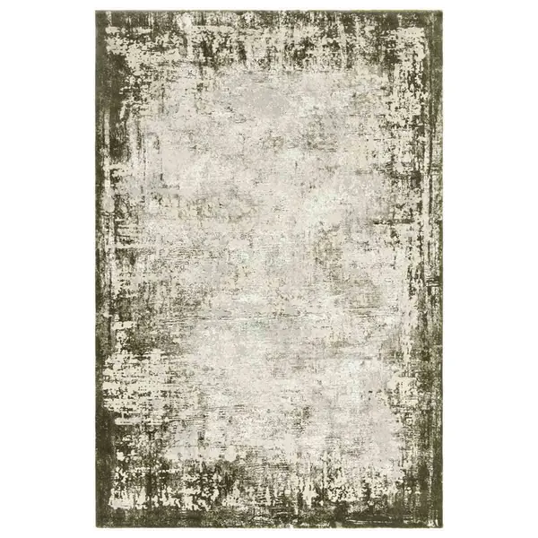Image of Asiatic Kuza 120X170Cm Border Green Rug