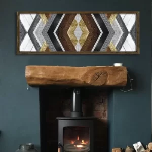 Image of TAH076 Multicolor Decorative Framed MDF Painting