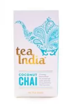 Image of Tea India Coconut Chai 40 Bags (Case of 4)