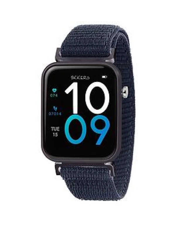 Image of Tikkers Tikkers Kids Series 13 Navy Fabric Strap Smart Watch