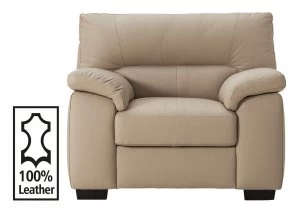 Image of Collection Piacenza Leather Chair Taupe